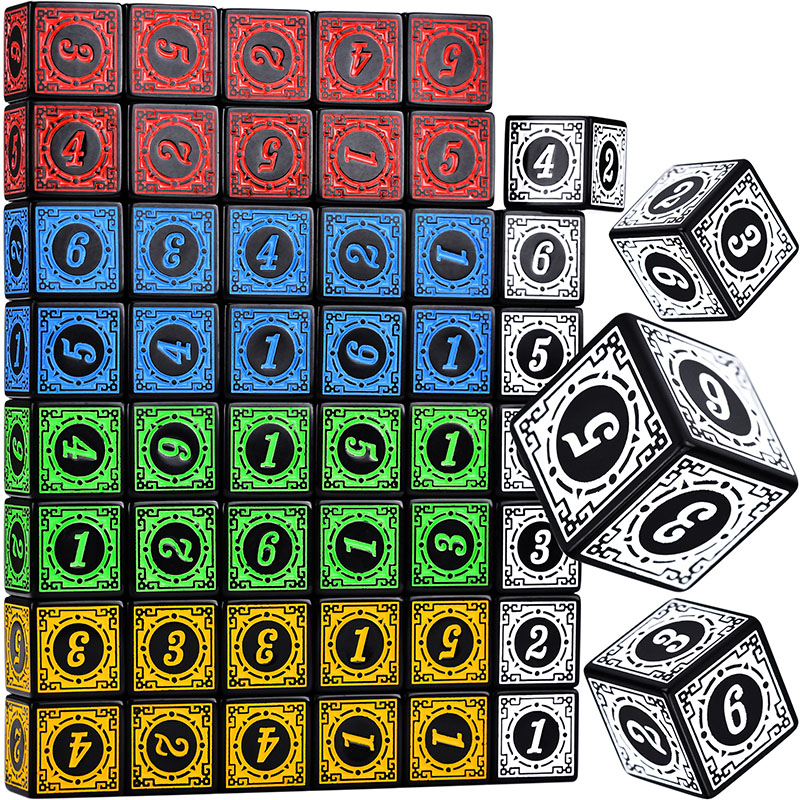 Board Game Pandemic - 10 buah/Set Set dadu akrilik D6
