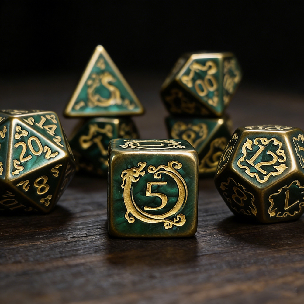 Board Game Pandemic - DND Dice 7Pcs/set Dadu Polihedral Pola