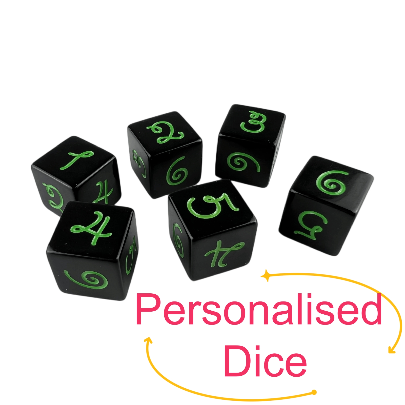 Board Game Logo - Dadu yang Dipersonalisasi - Kustomisasi Dadu