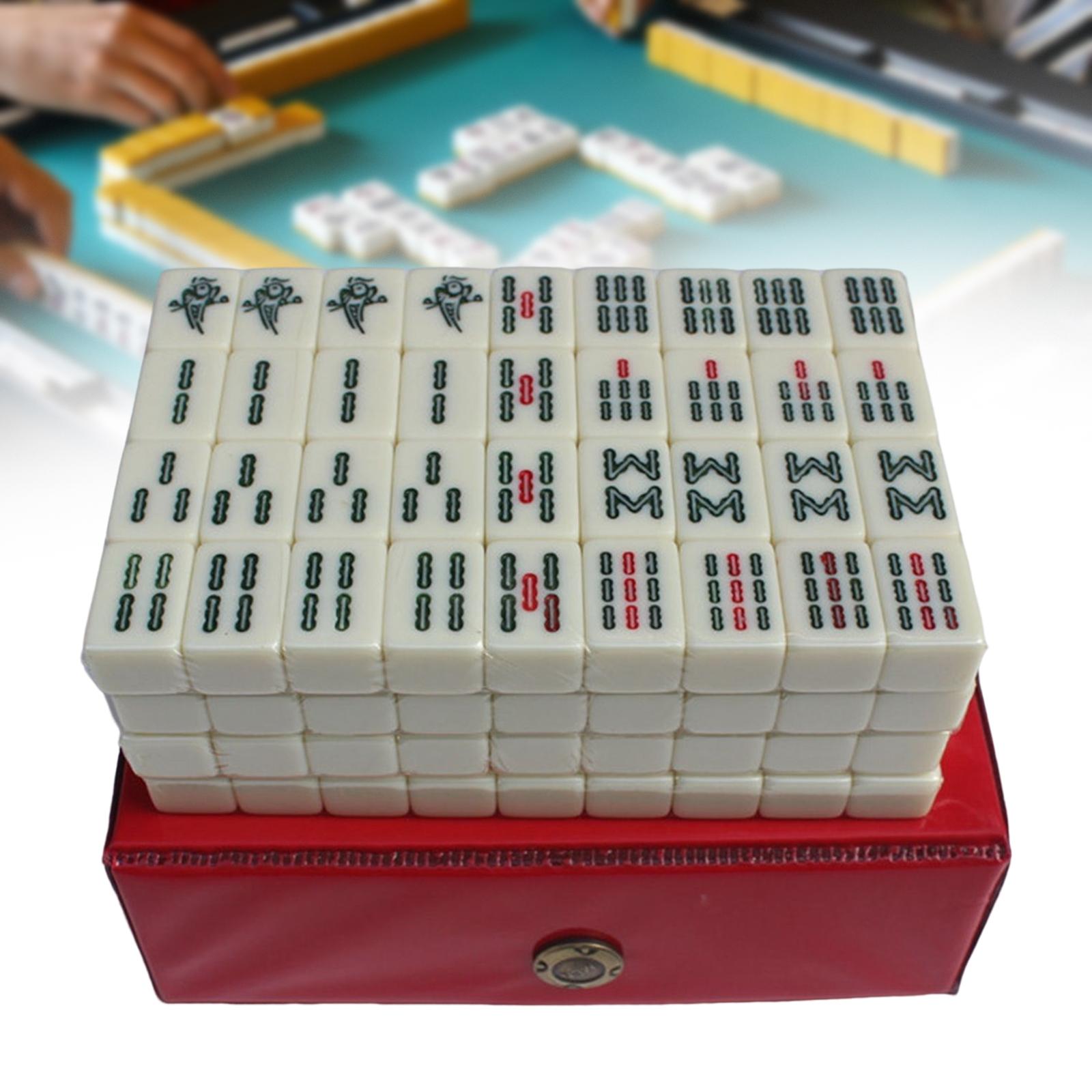 Board Game Dune - Set papan permainan Mahjong lengkap portabel,
