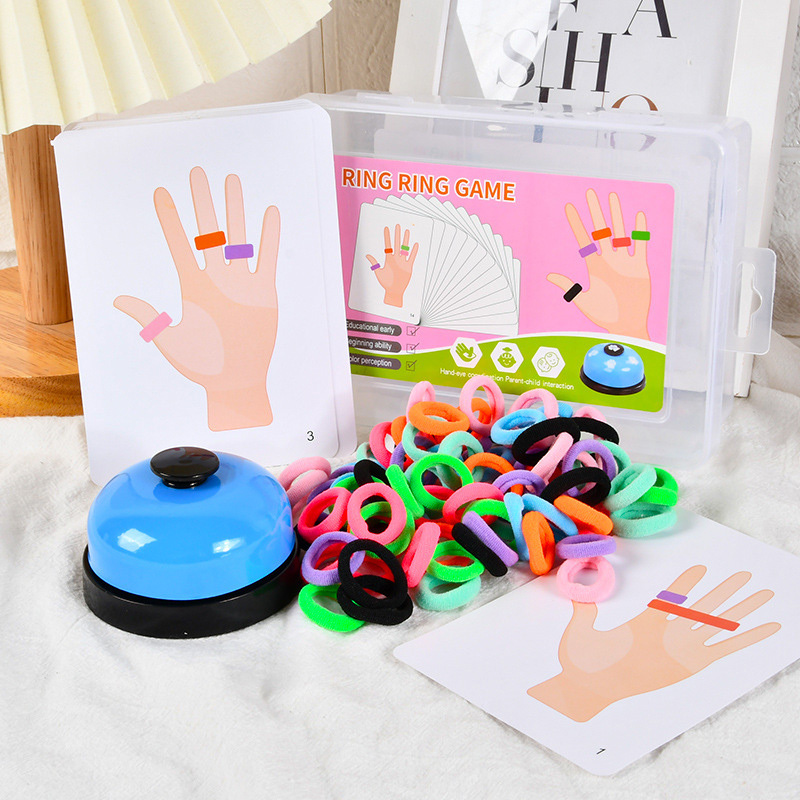 Board Game With Questions - Mainan pendidikan anak, cincin jari papan