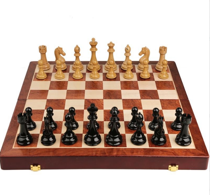 Board Game Logo - 3 in 1 set catur kayu