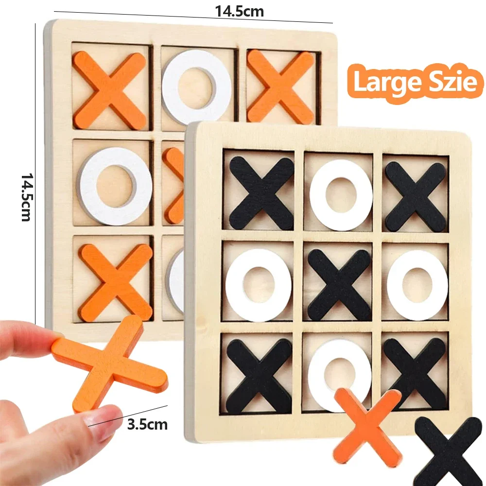 Kayu XO Tic Tac Toe Game Mini  - Board Game With Questions ulasan dan harga