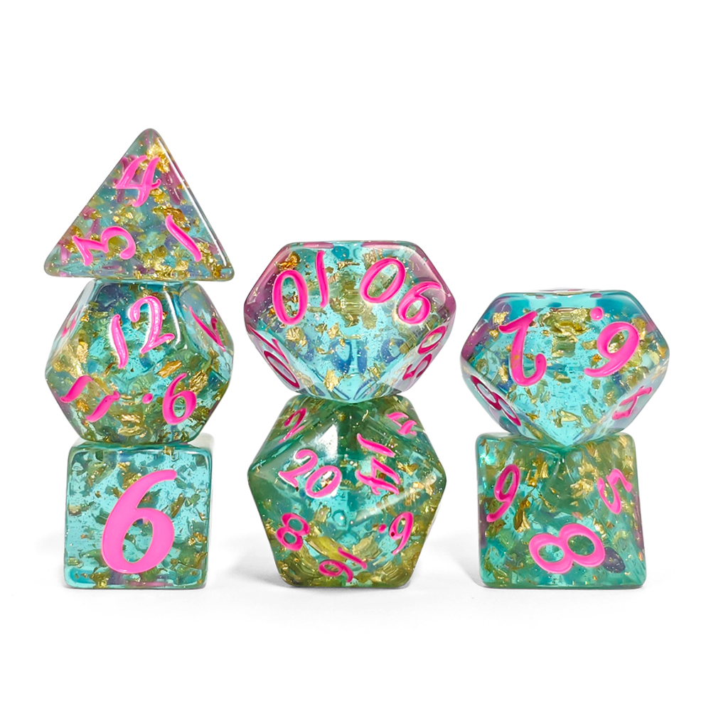 7Pcs/set Dadu Resin dengan Lap - Board Game Electronic Table ulasan dan harga