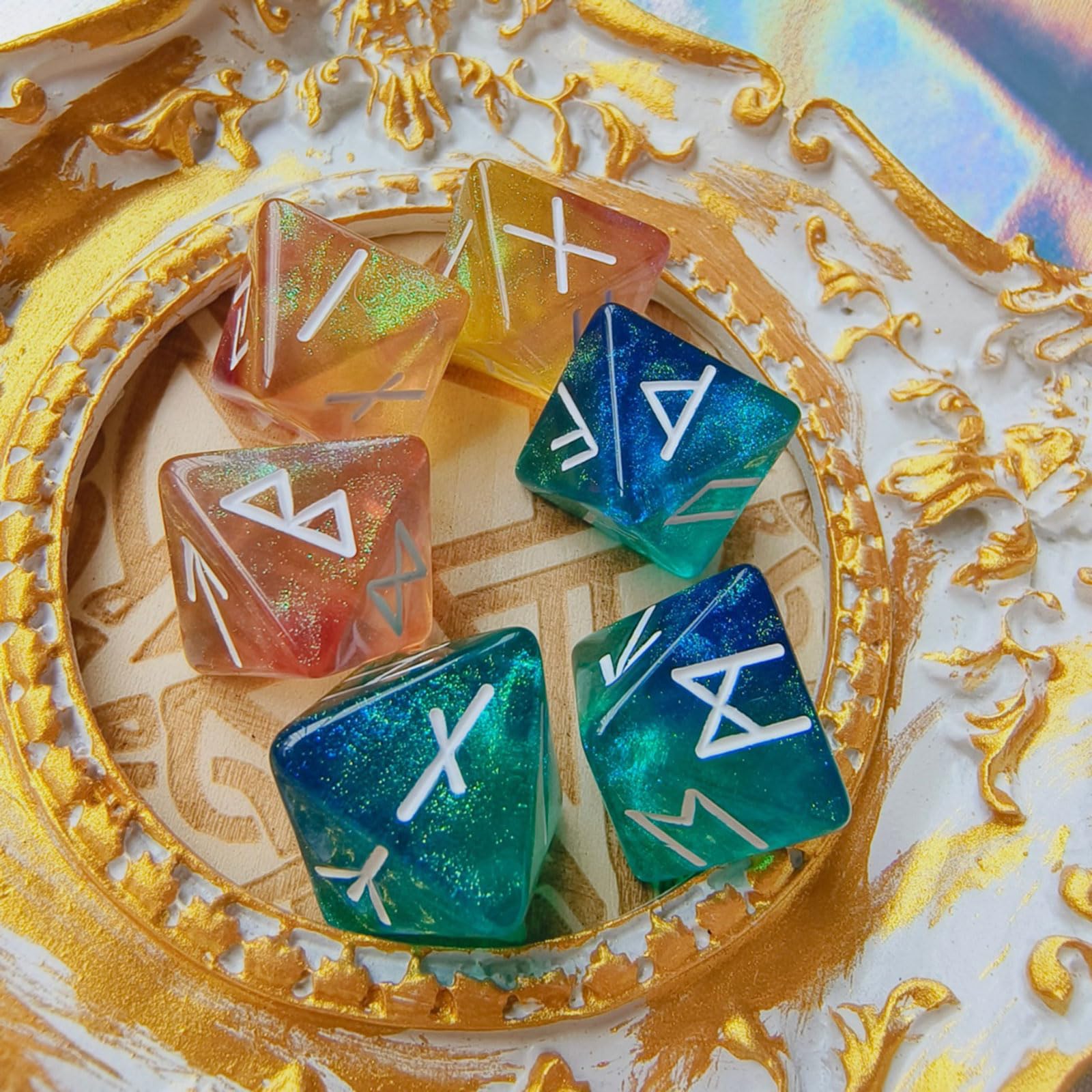 3 Buah Dadu Polihedral Rune La - Board Game Pandemic ulasan dan harga