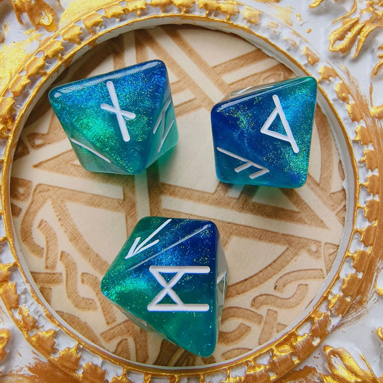 3 Buah Dadu Polihedral Rune La - Board Game Pandemic ulasan dan harga