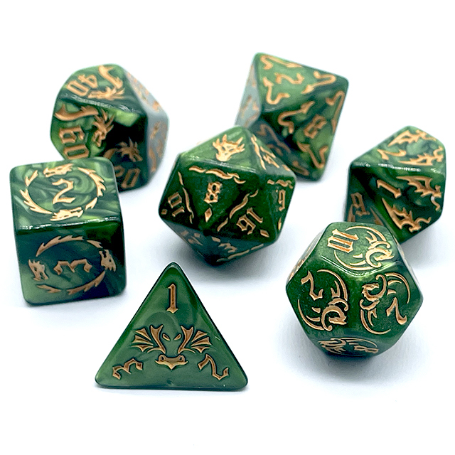 7 Buah Set Dadu DND Akrilik Hi - Board Game Pandemic ulasan dan harga