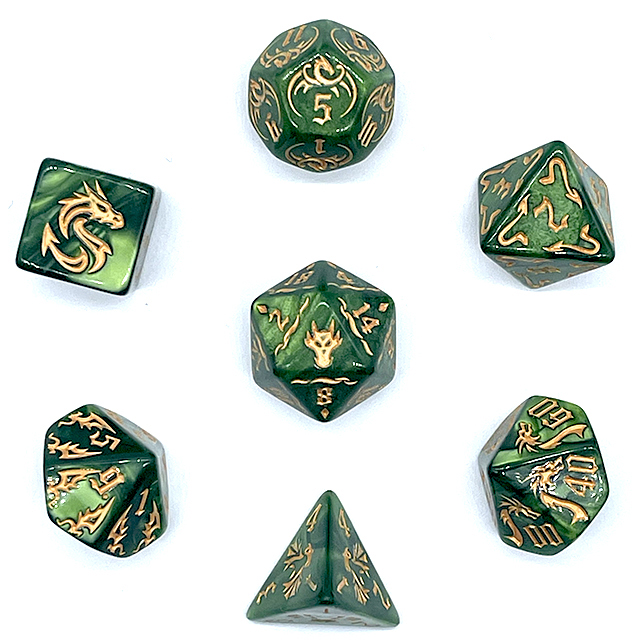 7 Buah Set Dadu DND Akrilik Hi - Board Game Pandemic ulasan dan harga