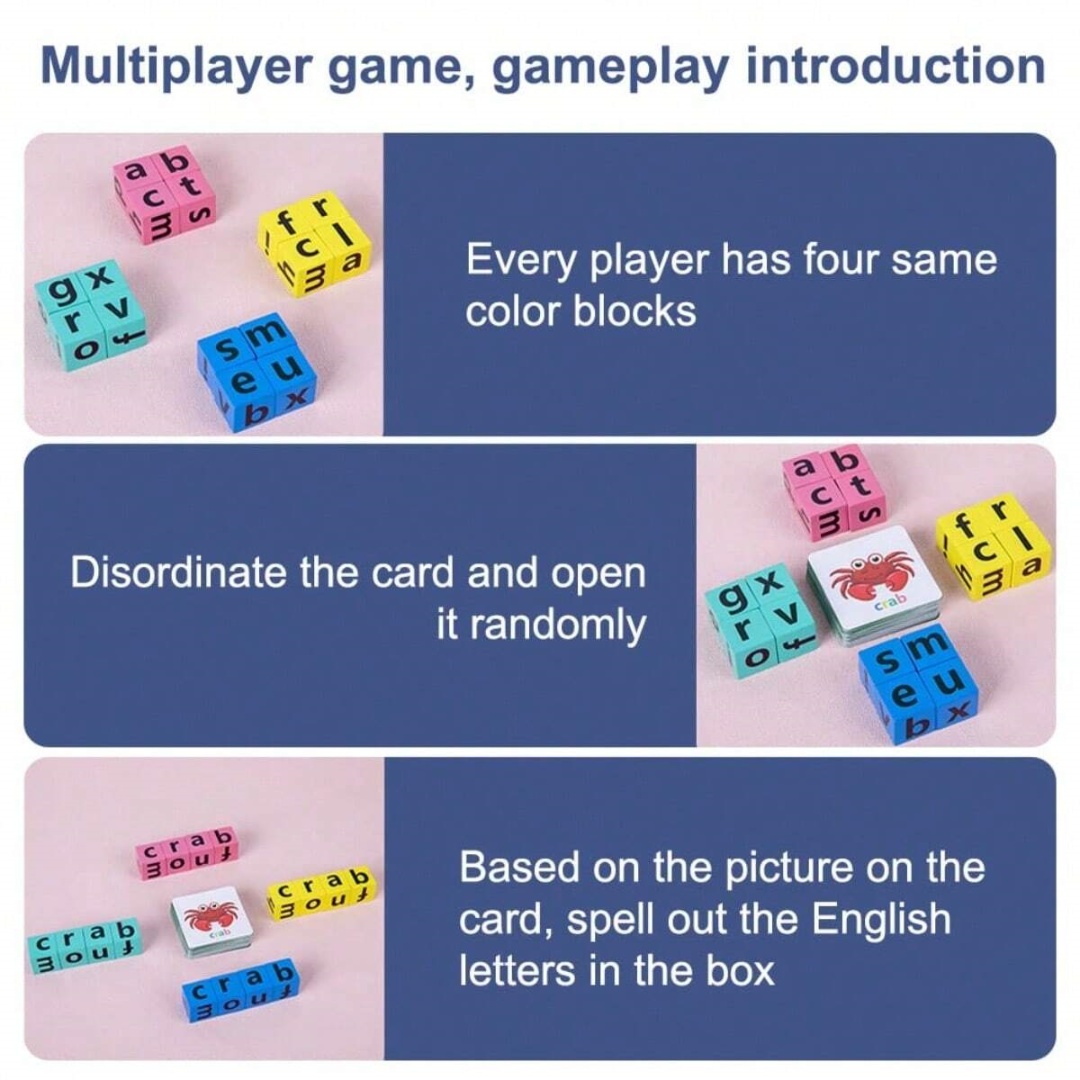 Permainan Papan Ejaan Alfabet  - Board Game With Questions ulasan dan harga