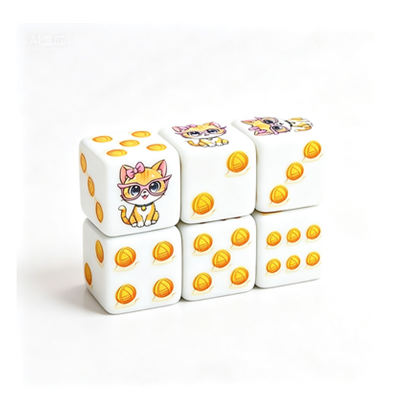 6 Buah Set Dadu Polihedral Cet - Board Game Pandemic ulasan dan harga