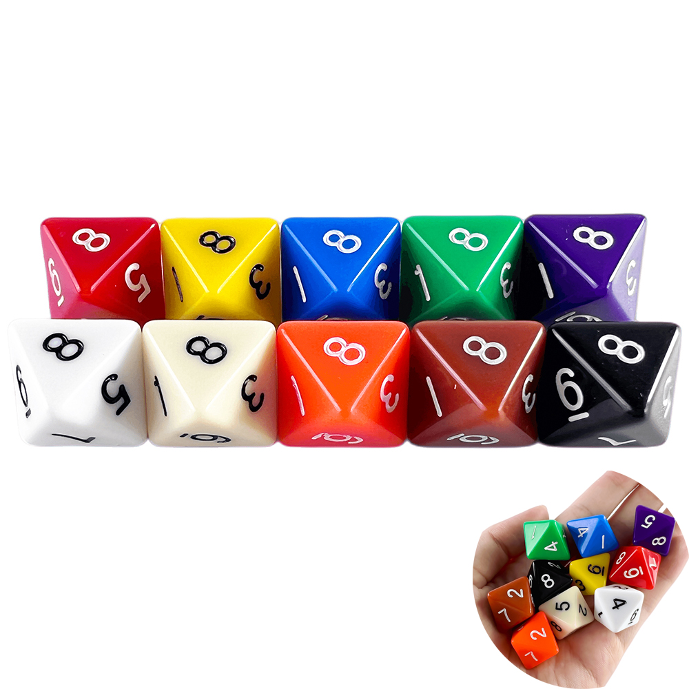 D8 dadu polihedral 15.5mm Set  - Board Game Pandemic ulasan dan harga