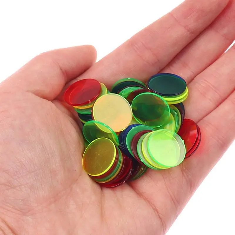 50/100/200 Buah 19Mm Chip Plas - Board Game The Sims ulasan dan harga