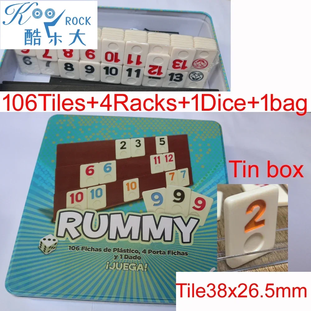 106 Ubin Digital Rummy dengan  - Board Game Instruction ulasan dan harga