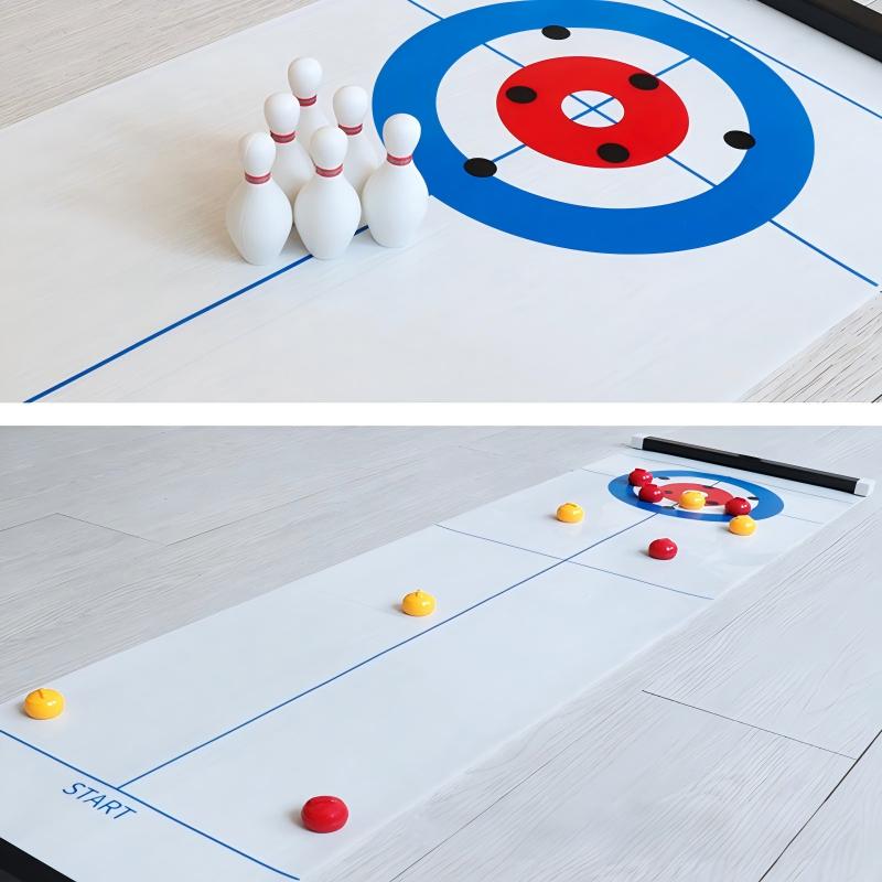 Permainan Meja Mini Curling &  - Board Game Electronic Table ulasan dan harga