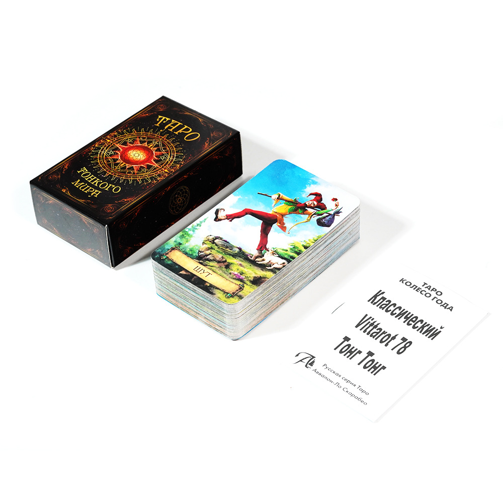 TAPO kartu Tarot 78 dek, pesta - Board Game Instruction ulasan dan harga