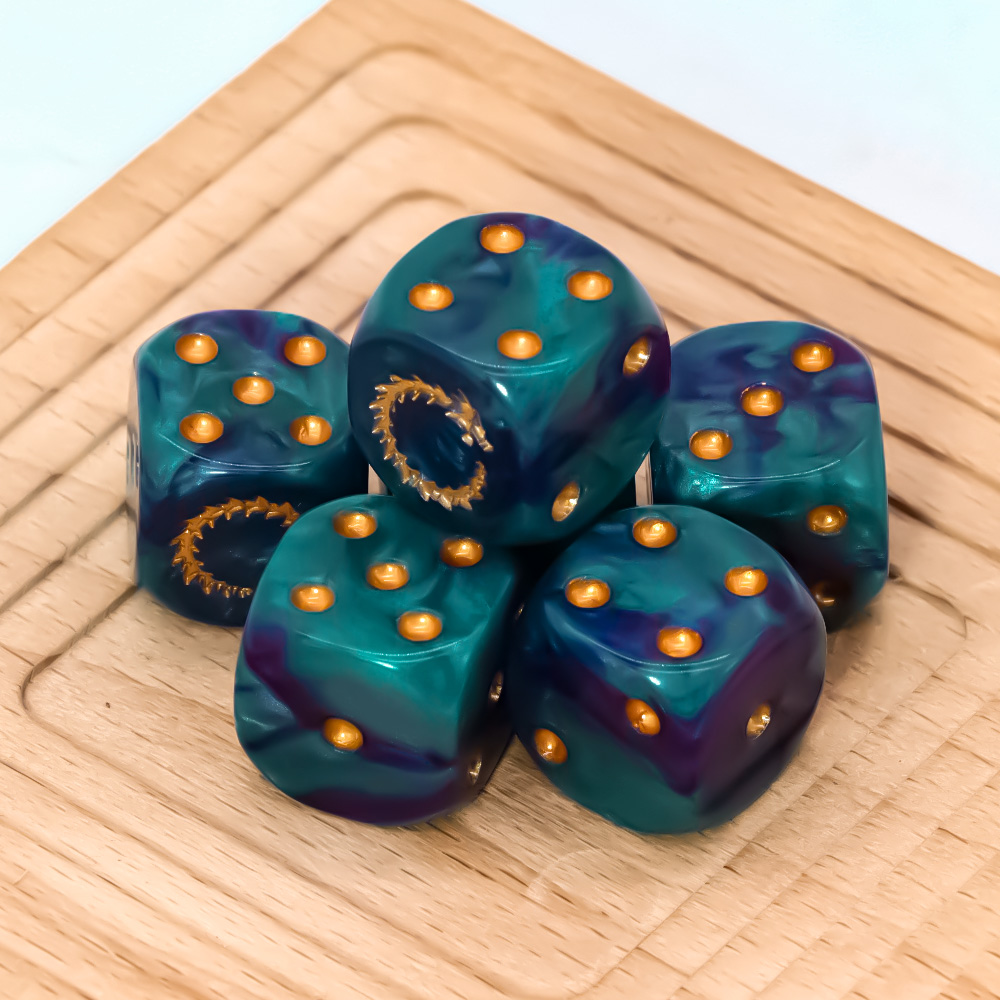 6 Buah Set Dadu D6 Api Emas La - Board Game Pandemic ulasan dan harga