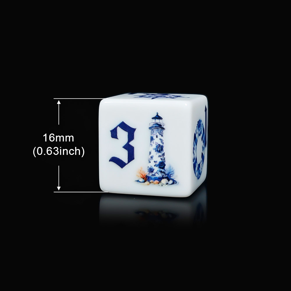 12 Buah Dadu Akrilik D6 Cetak  - Board Game Electronic Table ulasan dan harga