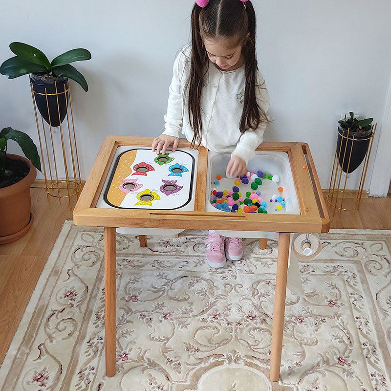 Permainan anak-anak Montessori - Board Game With Questions ulasan dan harga